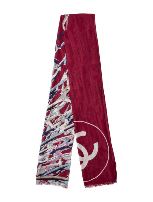 Chanel 2016 Interlocking CC Logo Scarf