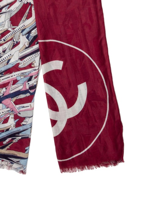 Chanel 2016 Interlocking CC Logo Scarf
