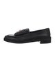 Chanel Interlocking CC Logo Leather Loafers