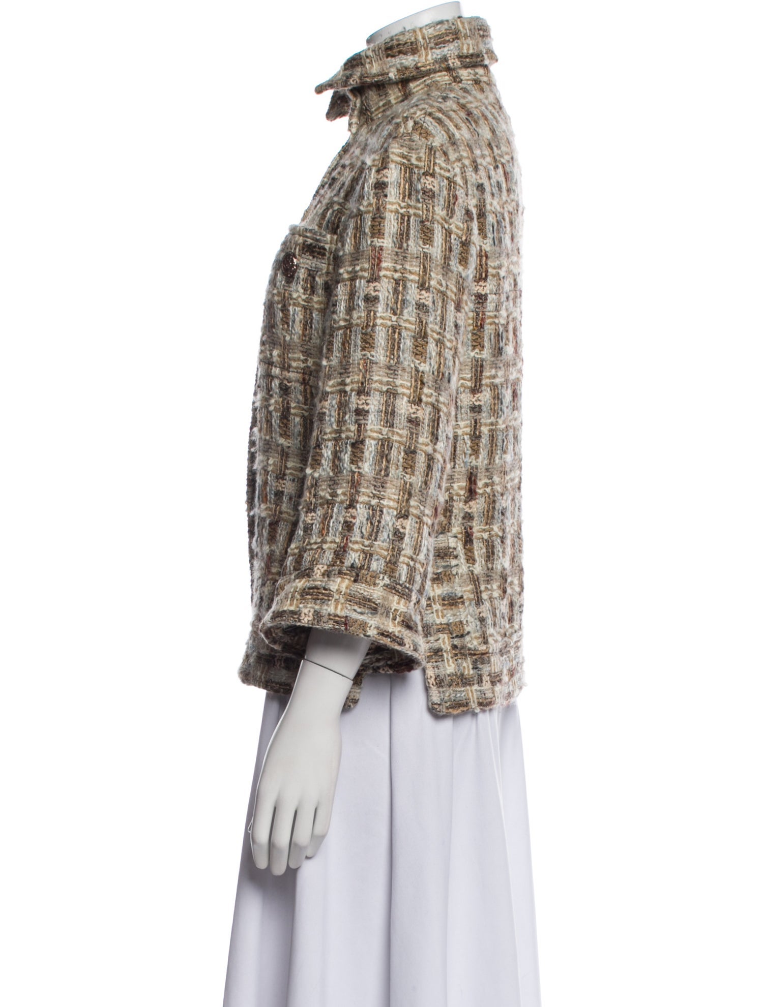 Chanel 2016 Paris-Rome Faux Fur Jacket