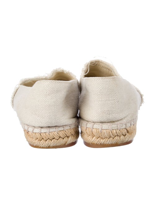 Chanel Interlocking CC Logo Canvas Espadrilles