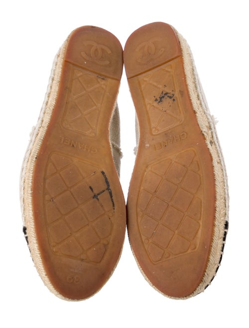 Chanel Interlocking CC Logo Canvas Espadrilles