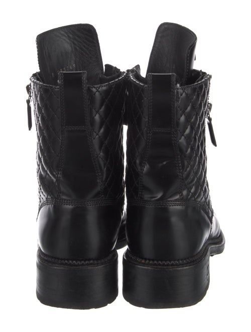 Chanel 2018 Interlocking CC Logo Combat Boots
