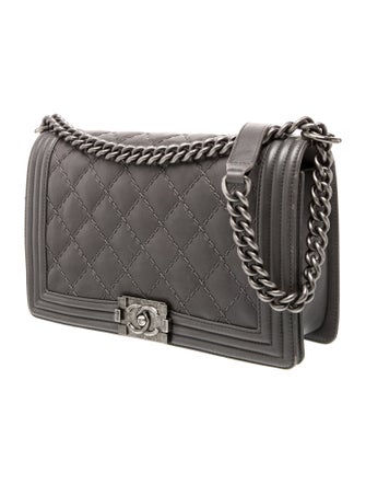 Chanel Large Double Stitch Boy Bag
