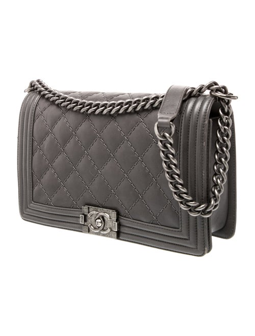 Chanel Large Double Stitch Boy Bag