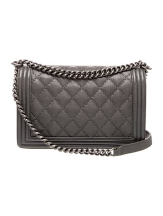 Chanel Large Double Stitch Boy Bag