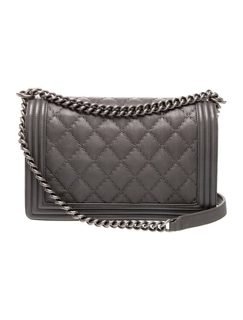 Chanel Large Double Stitch Boy Bag