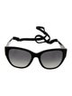 Chanel Interlocking CC Logo Cat-Eye Sunglasses