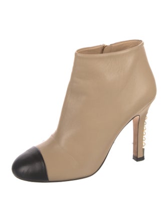 Chanel 2017 Interlocking CC Logo Boots