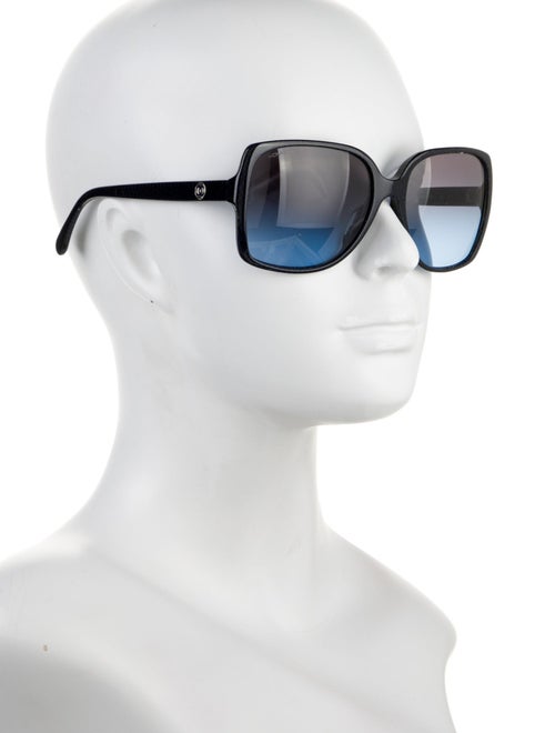 Chanel Interlocking CC Logo Oversize Sunglasses