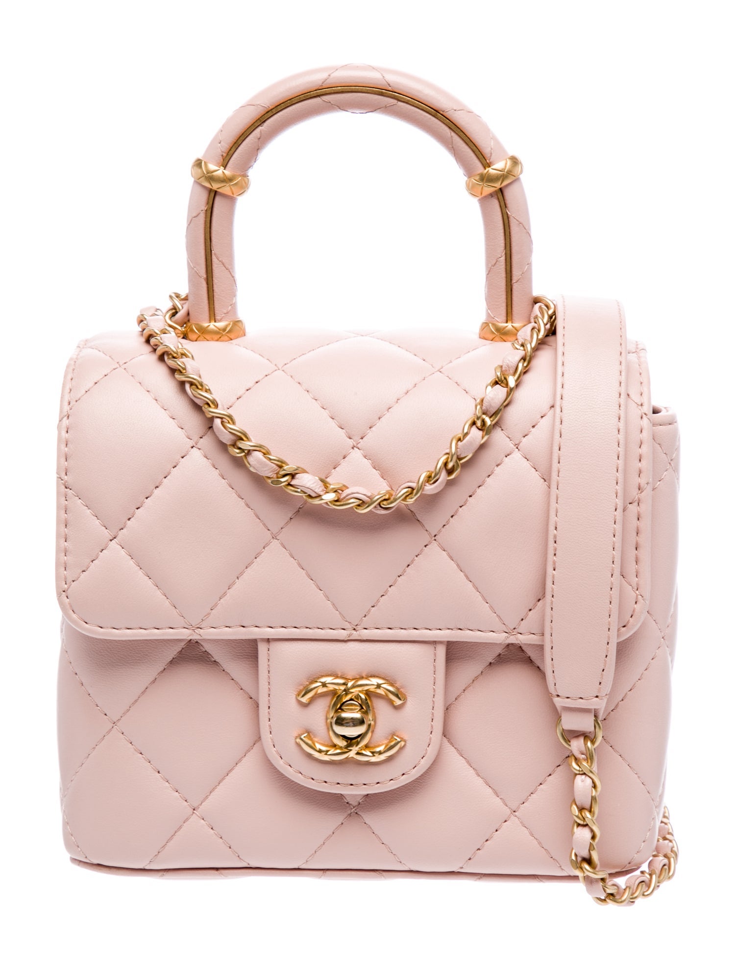Chanel Mini Crush Top Handle Flap Bag