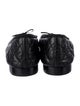 Chanel Interlocking CC Logo Leather Ballet Flats