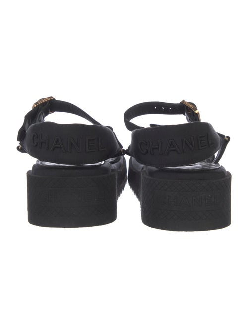 Chanel 2022 Interlocking CC Logo Sandals