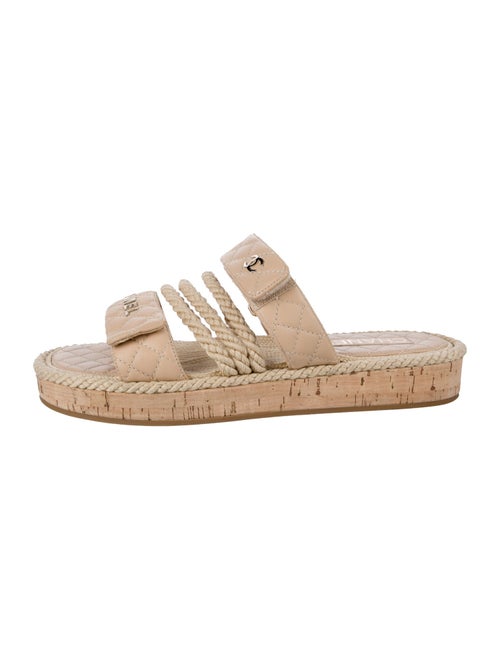 Chanel 2021 Interlocking CC Logo Espadrilles