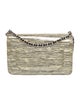 Chanel Patent Striped Wallet On Chain
