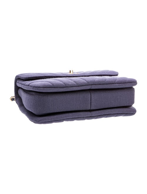 Chanel Small Chevron Jersey Trendy CC Flap Bag