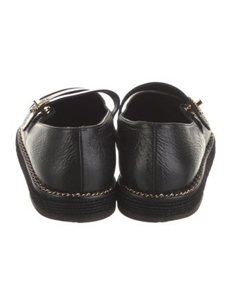 Chanel 2024 Interlocking CC Logo Mary Jane Flats