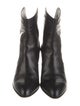 Chanel Interlocking CC Logo Leather Western Boots