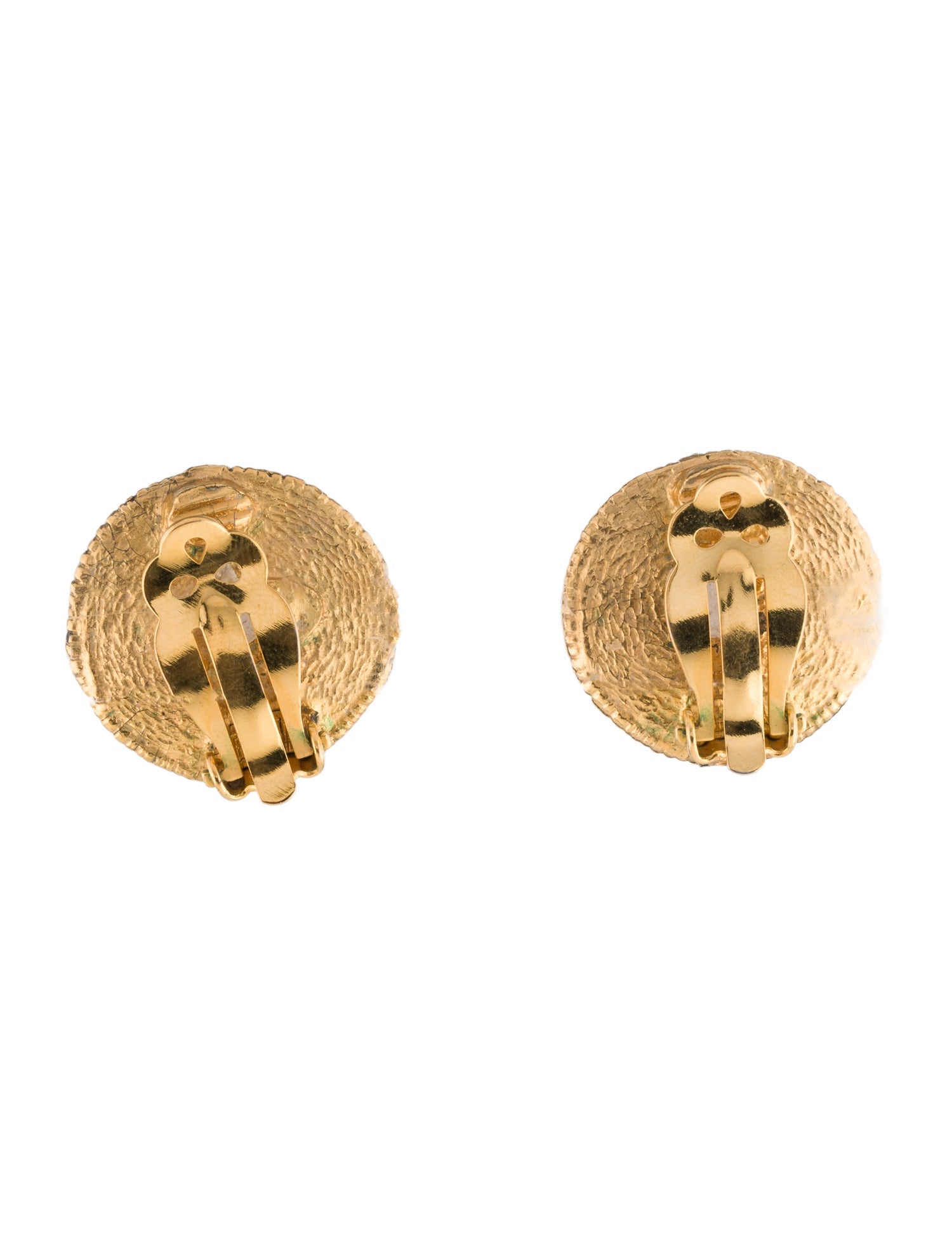 Chanel Vintage Faux Pearl Clip-On Earrings