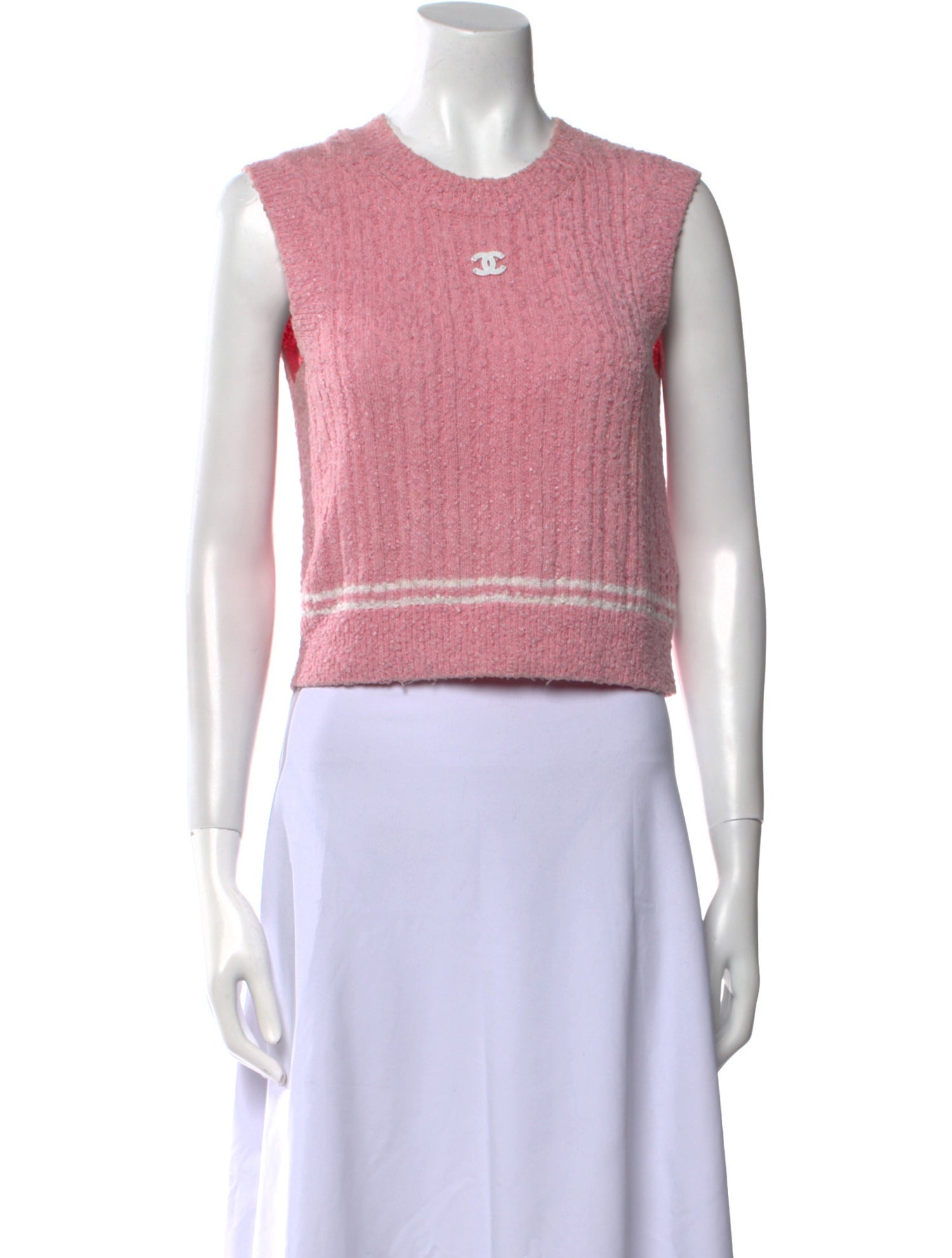 Chanel 2020 Crew Neck Crop Top