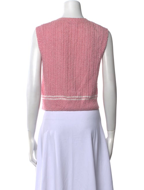 Chanel 2020 Crew Neck Crop Top