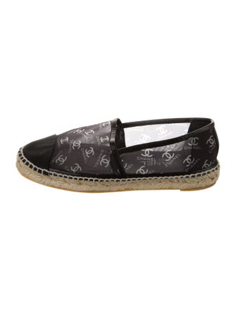 Chanel Interlocking CC Logo Mesh Espadrilles