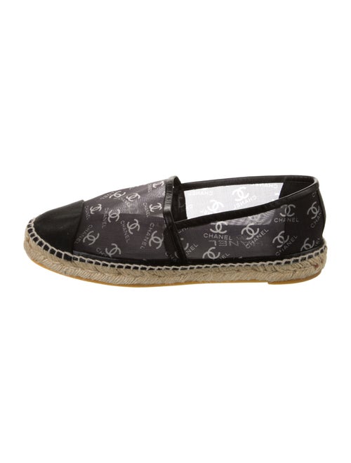 Chanel Interlocking CC Logo Mesh Espadrilles