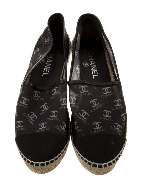 Chanel Interlocking CC Logo Mesh Espadrilles