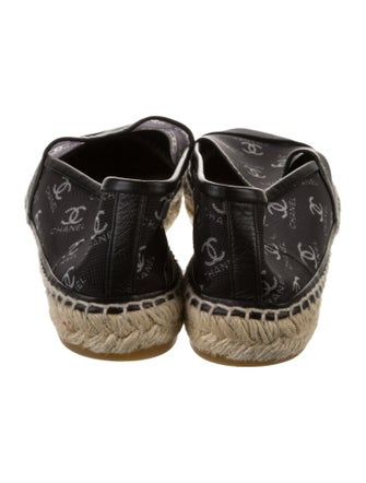 Chanel Interlocking CC Logo Mesh Espadrilles