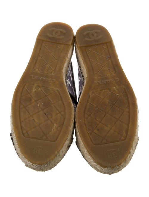 Chanel Interlocking CC Logo Mesh Espadrilles