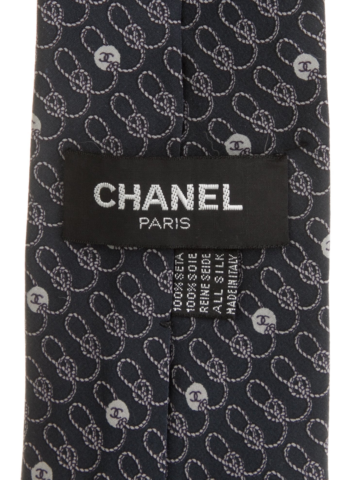 Chanel CC Silk Tie