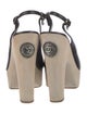 Chanel 2011 Interlocking CC Logo Slingback Pumps