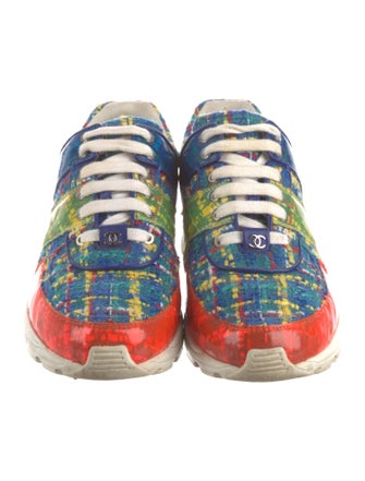 Chanel 2017 Interlocking CC Logo Athletic Sneakers