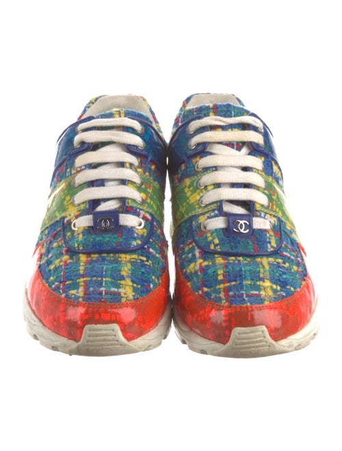 Chanel 2017 Interlocking CC Logo Athletic Sneakers