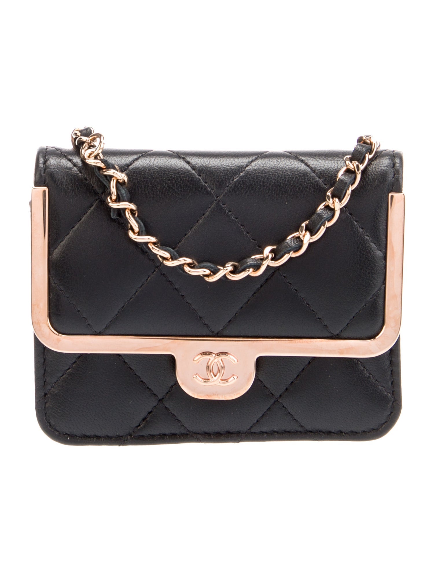 Chanel Metal Bar Chain Belt Bag w/Tags