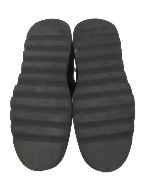 Chanel Interlocking CC Logo Leather Combat Boots