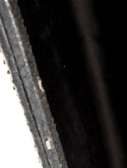 Chanel Python CC Frame Clutch On Chain