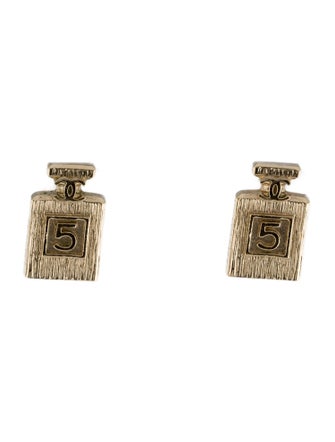 Chanel No. 5 Perfume Bottle Stud Earrings