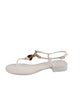 Chanel 2023 Interlocking CC Logo T-Strap Sandals