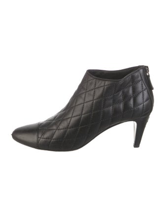 Chanel 2014 Interlocking CC Logo Boots