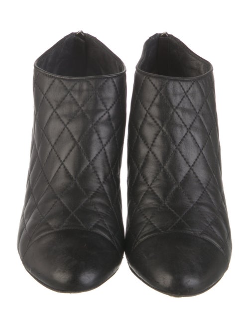 Chanel 2014 Interlocking CC Logo Boots