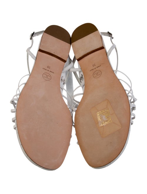 Chanel 2021 Interlocking CC Logo Slingback Sandals