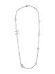 Chanel Strass & Resin CC Ice Cube Station Necklace