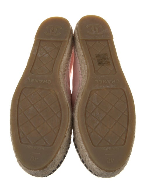 Chanel Interlocking CC Logo Canvas Espadrilles