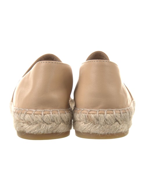 Chanel Interlocking CC Logo Leather Espadrilles