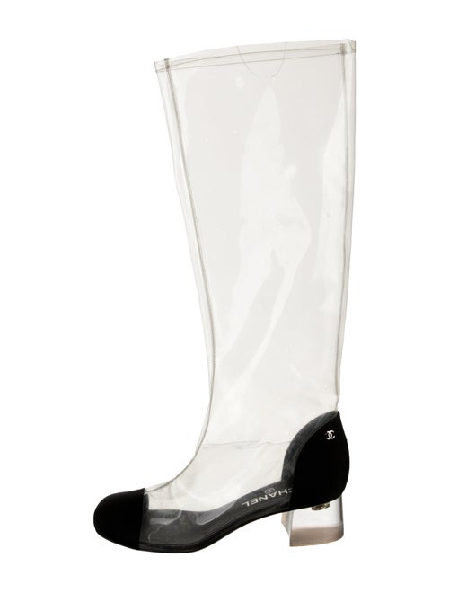 Chanel 2018 Interlocking CC Logo Rain Boots