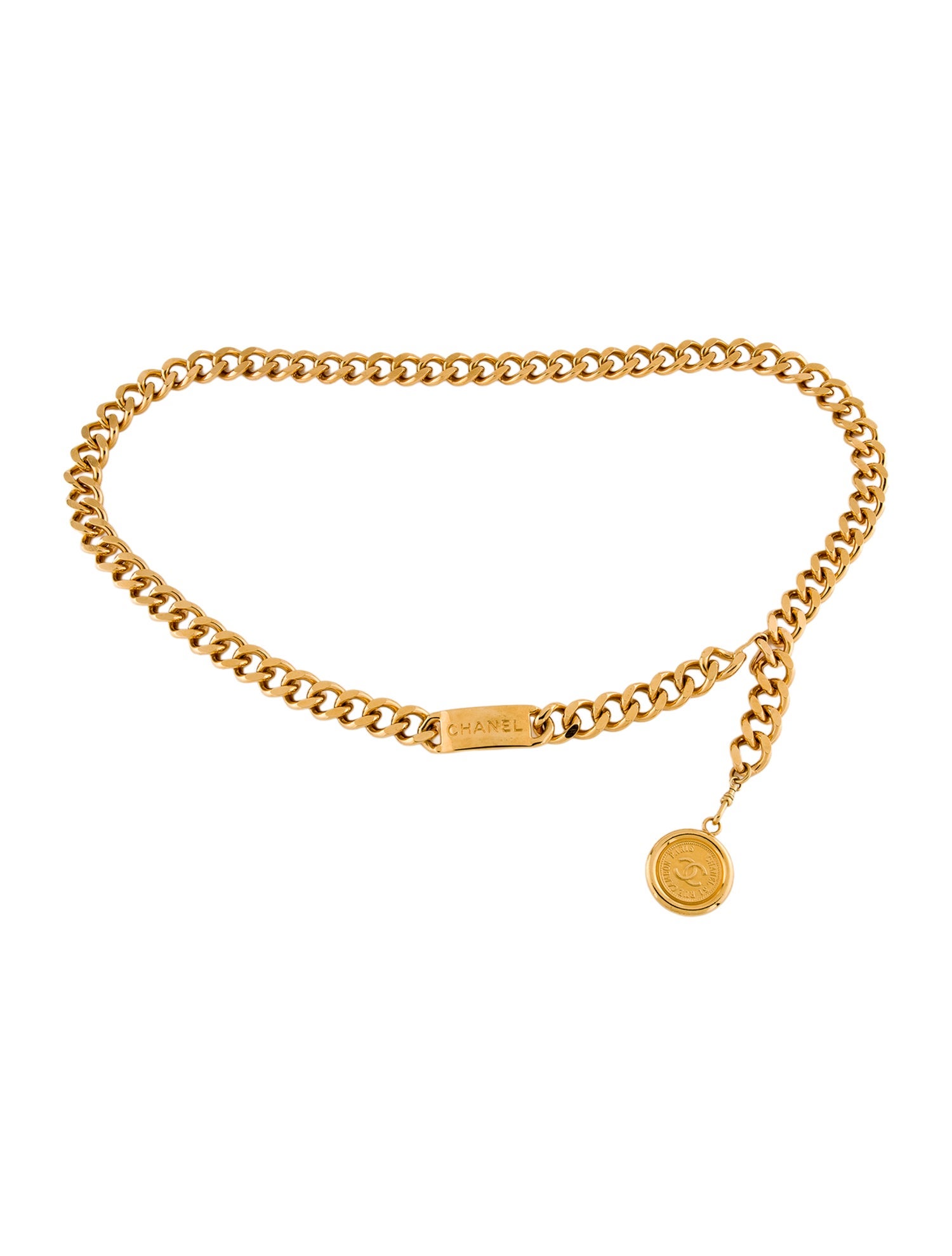 Chanel Vintage Late 1980's - Early 1990's Chain-Link Belt