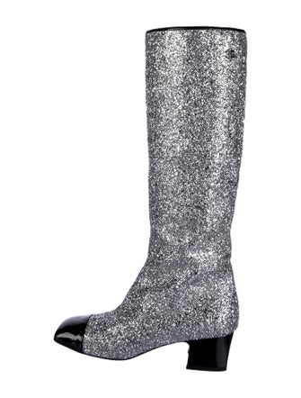 Chanel 2017 Interlocking CC Logo Riding Boots