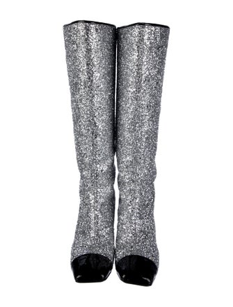 Chanel 2017 Interlocking CC Logo Riding Boots