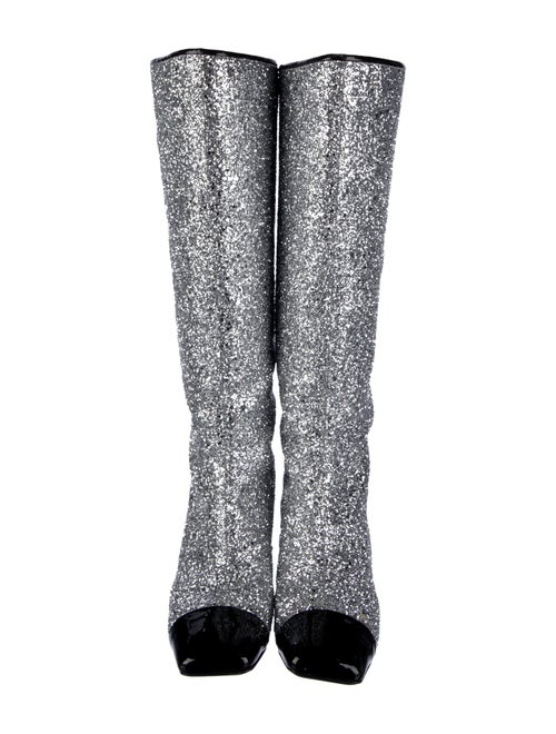 Chanel 2017 Interlocking CC Logo Riding Boots